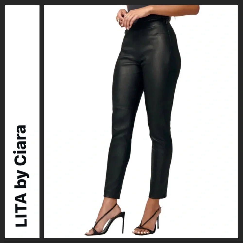 NWT LITA by Ciara Lamb Leather Leader Pants - Picture 8 of 14